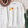 Flowers Drawing I Like Books And Maybe 3 People 2025 Sweatshirt Gifts for Old Women