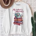My Weekend Is Fully Booked Reading Quote Book Lover Humor Sweatshirt Gifts for Old Women