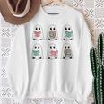 Ghost Books Sweatshirt Gifts for Old Women