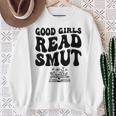Good Girls Read Smut Book Flower Good Reader Saying Sweatshirt Gifts for Old Women Good Girls Read Smut Book Flower Good Reader Saying Sweatshirt Gifts for Old Women