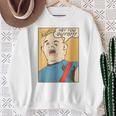 The Goonies Sloth Pop Art Comic Book Illustration 80's Movie Sweatshirt Gifts for Old Women
