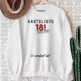 Guest List Finally 18 Guest Book 18th Birthday Boy Girl Sweatshirt Gifts for Old Women
