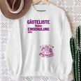 Guest List First Day At School Guest Book First Class Sweatshirt Gifts for Old Women Guest List First Day At School Guest Book First Class Sweatshirt Gifts for Old Women