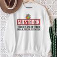 Guestbook Today My Birthday Sign Up For Festivities Birthday Sweatshirt Gifts for Old Women