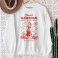 Hawaii Phrasebook 50s Tiki Style Sweatshirt Gifts for Old Women