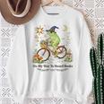 ON My Way To Hoard Books Cute Frog For Book Lovers Sweatshirt Gifts for Old Women ON My Way To Hoard Books Cute Frog For Book Lovers Sweatshirt Gifts for Old Women