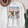 Ice Hockey Romance Reader Book Lover Reading Smut Smutty Sweatshirt Gifts for Old Women