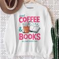 Iced Coffee & Books Reading Lover Trendy Summer Premium Tri-Blend Sweatshirt Gifts for Old Women