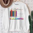 I'd Rather Be Coloring Adult Coloring Book T-Shirt Sweatshirt Gifts for Old Women