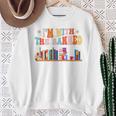 I'm With The Banned Book Readers I Read Banned Books Sweatshirt Gifts for Old Women