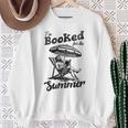 I'm Booked For The Summer Retro Vacation Beach Read Book Men Sweatshirt Gifts for Old Women