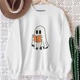 I'm Just Here For The Books Book Lovers Halloween Sweatshirt Gifts for Old Women