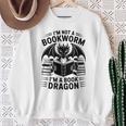 I'm Not a Bookworm I'm a Book Dragon Fantasy Readers Fun Sweatshirt Gifts for Old Women I'm Not a Bookworm I'm a Book Dragon Fantasy Readers Fun Sweatshirt Gifts for Old Women