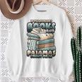If It Involves Books And Pajamas Count Me In Reading Night Sweatshirt Gifts for Old Women