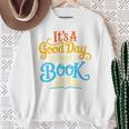 It's A Good Day To Read A Book Library Bookworm Premium Tri-Blend Sweatshirt Gifts for Old Women
