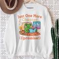 Just One More Chapter Bookish Book Kawaii Frog Reading Book Sweatshirt Gifts for Old Women Just One More Chapter Bookish Book Kawaii Frog Reading Book Sweatshirt Gifts for Old Women