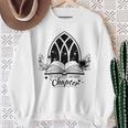 Just One More Chapter Cozy Gothic Book Lover Sweatshirt Gifts for Old Women