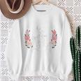Just One More Chapter Gothic Skeleton Reading A Book Comfort Colors Crop Top Sweatshirt Gifts for Old Women