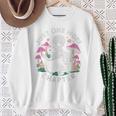 Just One More Chapter Mushrooms Gothic Skeleton Book Lover Premium Sweatshirt Gifts for Old Women