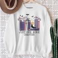 Just One More Chapter Romantasy Book Dragon Bookworm Bookish Sweatshirt Gifts for Old Women