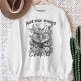 Just One More Chapter Vintage Floral Skeleton Reading Book Sweatshirt Gifts for Old Women Just One More Chapter Vintage Floral Skeleton Reading Book Sweatshirt Gifts for Old Women