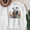 Kawaii Panda Book Lover Reading Books Panda Librarian Sweatshirt Gifts for Old Women Kawaii Panda Book Lover Reading Books Panda Librarian Sweatshirt Gifts for Old Women