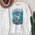 Kids Toddler Boy Reading Is Jawsome Shark Book Lover Kids Nerdy Sweatshirt Gifts for Old Women