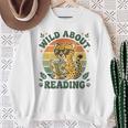 Leopard Animal Print Bookish Wild About Reading Cheetah Book Sweatshirt Gifts for Old Women Leopard Animal Print Bookish Wild About Reading Cheetah Book Sweatshirt Gifts for Old Women
