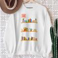 Library Librarian Bookworm Book 00 Days Without Reading Premium Tri-Blend Sweatshirt Gifts for Old Women