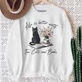 Life Better With 2 Cats Books Kitten Kitty Women Girls Kids Sweatshirt Gifts for Old Women Life Better With 2 Cats Books Kitten Kitty Women Girls Kids Sweatshirt Gifts for Old Women