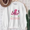 Life Is Better With An Octopus And Reading Books Sweatshirt Gifts for Old Women