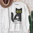 Life Essentials Witty Grungy Noisy Book Tea And Cat Sweatshirt Gifts for Old Women Life Essentials Witty Grungy Noisy Book Tea And Cat Sweatshirt Gifts for Old Women