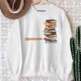 Life Without Books Is Like An Unsharpened Pencil Bookworm Sweatshirt Gifts for Old Women