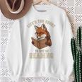 Life’s Too Short To Not Be Reading Cute Fox Book Lover Sweatshirt Gifts for Old Women