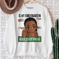 Lil Mr Kindergarten Prince Boys Melanin Boy Read Books Sweatshirt Gifts for Old Women