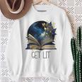 Lets Get Lit Book ShirtGet Lost In a Book SignFloral Book Sweatshirt Gifts for Old Women