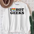 I Love Hot Geeks Cute Pride Gamer Book Nerd Fandom Fan Premium Tri-Blend Sweatshirt Gifts for Old Women I Love Hot Geeks Cute Pride Gamer Book Nerd Fandom Fan Premium Tri-Blend Sweatshirt Gifts for Old Women