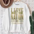 I Love My Nation And Comic Books – Patriotic American Premium Tri-Blend Sweatshirt Gifts for Old Women