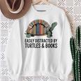 I Love Turtles Easily Distracted By Turtles And Books Nerds Sweatshirt Gifts for Old Women I Love Turtles Easily Distracted By Turtles And Books Nerds Sweatshirt Gifts for Old Women