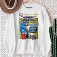 Marvel What If Captain Ameri-Cat Comic Book Cover Sweatshirt Gifts for Old Women