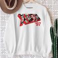 Marvel X-Men '97 & Bold Comic Book Logo Fill Sweatshirt Gifts for Old Women