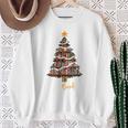 Merry Bookmas Book Reading Lover Library Reader Enthusiast Sweatshirt Gifts for Old Women
