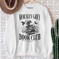 Morally Grey Book Club Skeleton Books Lover Bookworm Sweatshirt Gifts for Old Women