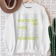 Nerd Bibliophile Book Reading Lover Bookworm Reading Sweatshirt Gifts for Old Women