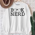 Nerd Book For Enthusiastic Book Readers And Book Lovers Sweatshirt Gifts for Old Women