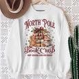 North Pole Book Club Sweatshirt Gifts for Old Women North Pole Book Club Sweatshirt Gifts for Old Women