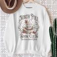 North Pole Readers Club Bookish Xmas Santa Book Reading Sweatshirt Gifts for Old Women North Pole Readers Club Bookish Xmas Santa Book Reading Sweatshirt Gifts for Old Women