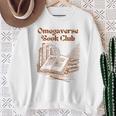 Omegaverse Book Club Reading Alpha Beta Omega Romance Sweatshirt Gifts for Old Women