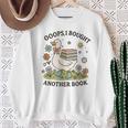 Oops I Got Another Book Goose Reading Humor Sweatshirt Gifts for Old Women