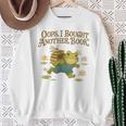 Oops I Bought Another Book Frog For Bookish Readers Sweatshirt Gifts for Old Women